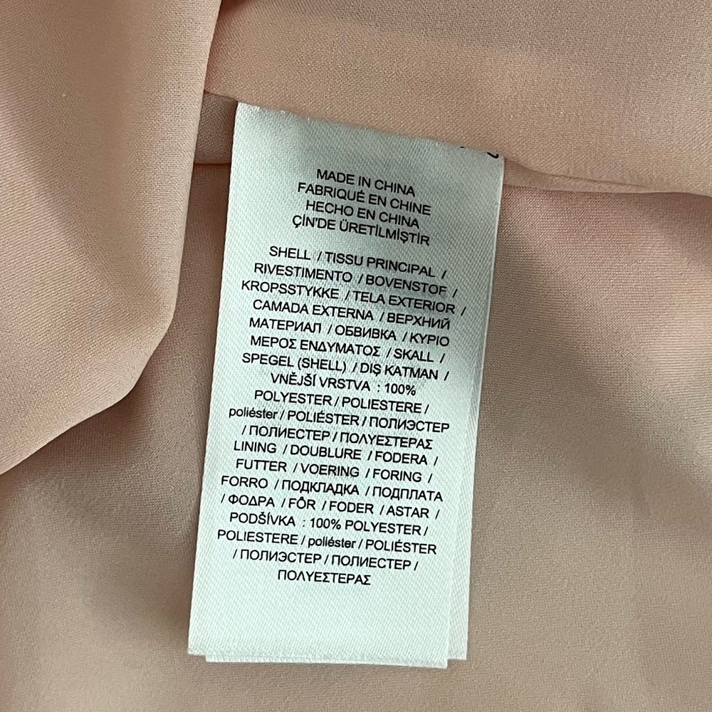Lauren Ralph Lauren Georgette Pale Pink Halter Dress - Picture 14 of 15